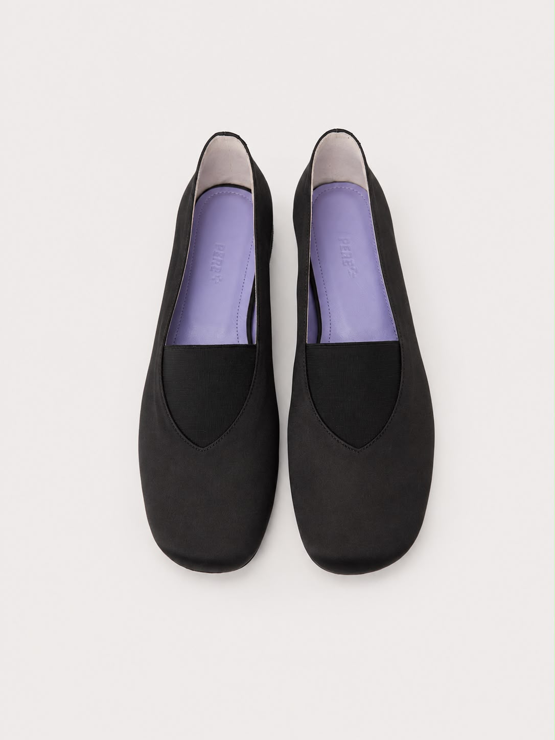 Black Satin Ballet Slippers 010 PERE — Limited Drop - Image 2