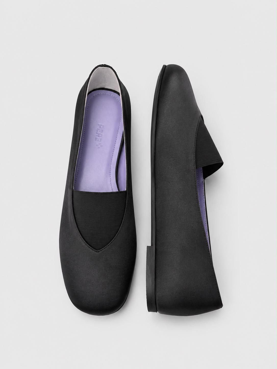 Black Satin Ballet Slippers 010 PERE — Limited Drop - Image 3